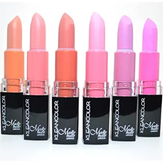 Six Kleancolor Madly Matte Lipstick Set