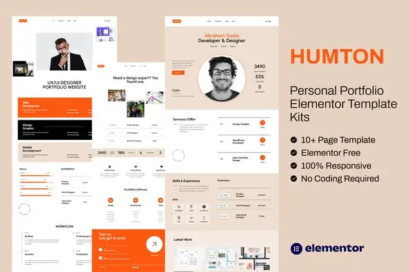 Humton – Personal Portfolio Kit